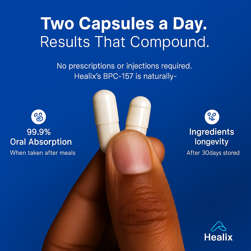 BPC-157 for Recovery & Muscle Growth by Healix Labs™