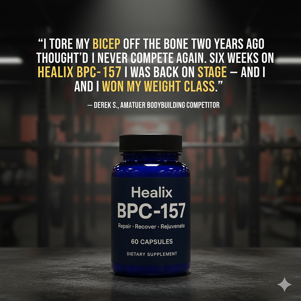 BPC-157 for Recovery & Muscle Growth by Healix Labs™