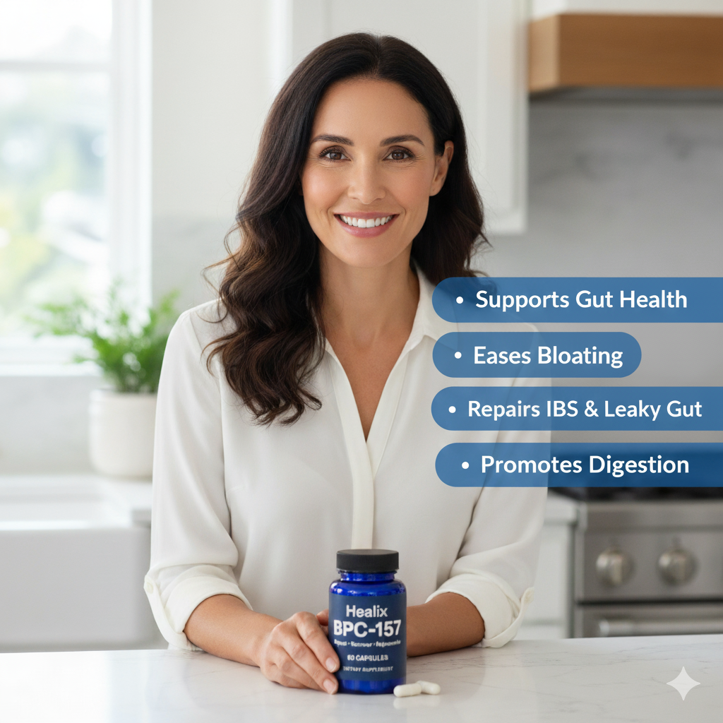 Healix™ BPC-157 Capsules for Rapid Gut Repair