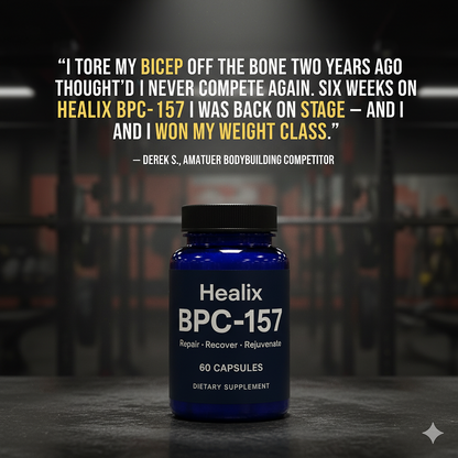 BPC-157 for Recovery & Muscle Growth by Healix Labs™